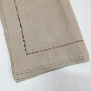 NWT Pottery Barn Hemstitch Pure Linen Flax Placemats Set of 4